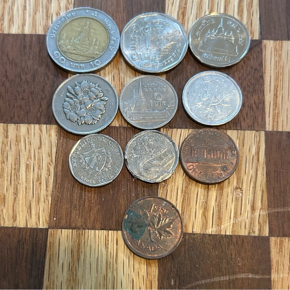 Very Interesting Vintage Coin Collectors Bundle of 10 qty coins great variety - Picture 3 of 10